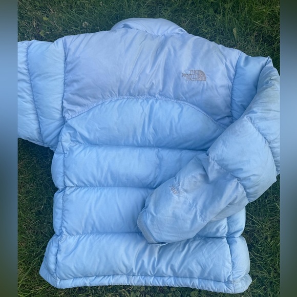 The North Face Sky Blue Puffer Jacket - Picture 4 of 4